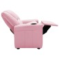 vidaXL Kindersessel Kunstleder Rosa vidaXL Kindersessel Kunstleder Rosa