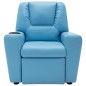 vidaXL Kindersessel Kunstleder Blau vidaXL Kindersessel Kunstleder Blau