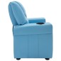 vidaXL Kindersessel Kunstleder Blau vidaXL Kindersessel Kunstleder Blau