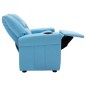 vidaXL Kindersessel Kunstleder Blau vidaXL Kindersessel Kunstleder Blau