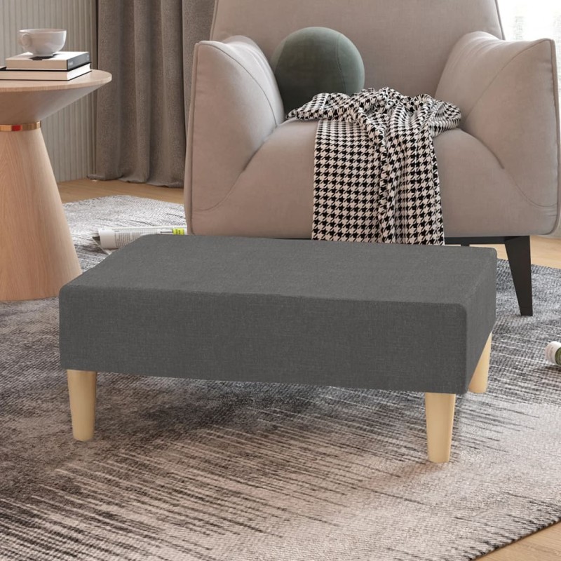vidaXL Fußhocker Hellgrau 78x56x32 cm Stoff vidaXL Fußhocker Hellgrau 78x56x32 cm Stoff