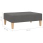 vidaXL Fußhocker Hellgrau 78x56x32 cm Stoff vidaXL Fußhocker Hellgrau 78x56x32 cm Stoff