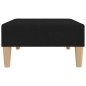 vidaXL Fußhocker Schwarz 78x56x32 cm Stoff vidaXL Fußhocker Schwarz 78x56x32 cm Stoff