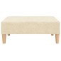 vidaXL Fußhocker Creme 78x56x32 cm Stoff vidaXL Fußhocker Creme 78x56x32 cm Stoff