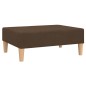 vidaXL Fußhocker Braun 78x56x32 cm Stoff vidaXL Fußhocker Braun 78x56x32 cm Stoff