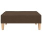 vidaXL Fußhocker Braun 78x56x32 cm Stoff vidaXL Fußhocker Braun 78x56x32 cm Stoff