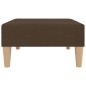 vidaXL Fußhocker Braun 78x56x32 cm Stoff vidaXL Fußhocker Braun 78x56x32 cm Stoff
