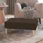 vidaXL Fußhocker Dunkelbraun 78x56x32 cm Stoff vidaXL Fußhocker Dunkelbraun 78x56x32 cm Stoff