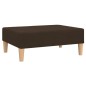 vidaXL Fußhocker Dunkelbraun 78x56x32 cm Stoff vidaXL Fußhocker Dunkelbraun 78x56x32 cm Stoff