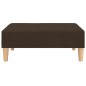 vidaXL Fußhocker Dunkelbraun 78x56x32 cm Stoff vidaXL Fußhocker Dunkelbraun 78x56x32 cm Stoff