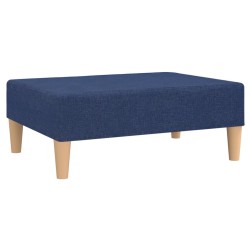 vidaXL Fußhocker Blau 78x56x32 cm Stoff