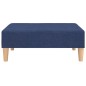 vidaXL Fußhocker Blau 78x56x32 cm Stoff vidaXL Fußhocker Blau 78x56x32 cm Stoff