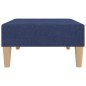 vidaXL Fußhocker Blau 78x56x32 cm Stoff vidaXL Fußhocker Blau 78x56x32 cm Stoff