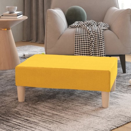 vidaXL Fußhocker Gelb 78x56x32 cm Stoff