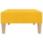 vidaXL Fußhocker Gelb 78x56x32 cm Stoff vidaXL Fußhocker Gelb 78x56x32 cm Stoff
