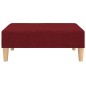 vidaXL Fußhocker Weinrot 78x56x32 cm Stoff vidaXL Fußhocker Weinrot 78x56x32 cm Stoff