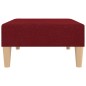 vidaXL Fußhocker Weinrot 78x56x32 cm Stoff vidaXL Fußhocker Weinrot 78x56x32 cm Stoff