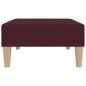 vidaXL Fußhocker Lila 78x56x32 cm Stoff vidaXL Fußhocker Lila 78x56x32 cm Stoff
