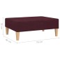 vidaXL Fußhocker Lila 78x56x32 cm Stoff vidaXL Fußhocker Lila 78x56x32 cm Stoff