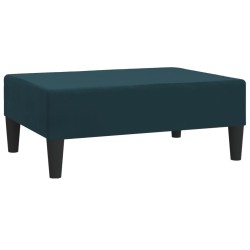 vidaXL Fußhocker Blau 78x56x32 cm Samt