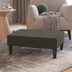 vidaXL Fußhocker Dunkelgrau 78x56x32 cm Samt