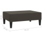 vidaXL Fußhocker Dunkelgrau 78x56x32 cm Samt vidaXL Fußhocker Dunkelgrau 78x56x32 cm Samt