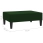 vidaXL Fußhocker Dunkelgrün 78x56x32 cm Samt vidaXL Fußhocker Dunkelgrün 78x56x32 cm Samt