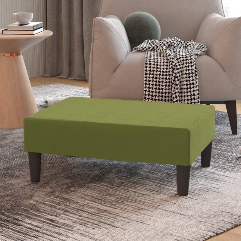 vidaXL Fußhocker Hellgrün 78x56x32 cm Samt vidaXL Fußhocker Hellgrün 78x56x32 cm Samt