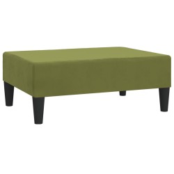 vidaXL Fußhocker Hellgrün 78x56x32 cm Samt 