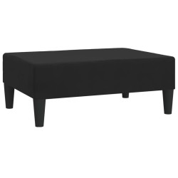 vidaXL Fußhocker Schwarz 78x56x32 cm Samt