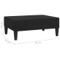 vidaXL Fußhocker Schwarz 78x56x32 cm Samt vidaXL Fußhocker Schwarz 78x56x32 cm Samt