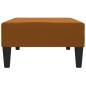 vidaXL Fußhocker Braun 78x56x32 cm Samt vidaXL Fußhocker Braun 78x56x32 cm Samt