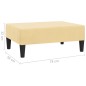 vidaXL Fußhocker Creme 78x56x32 cm Samt vidaXL Fußhocker Creme 78x56x32 cm Samt