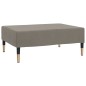 vidaXL Fußhocker Hellgrau 78x56x32 cm Samt vidaXL Fußhocker Hellgrau 78x56x32 cm Samt