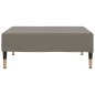 vidaXL Fußhocker Hellgrau 78x56x32 cm Samt vidaXL Fußhocker Hellgrau 78x56x32 cm Samt