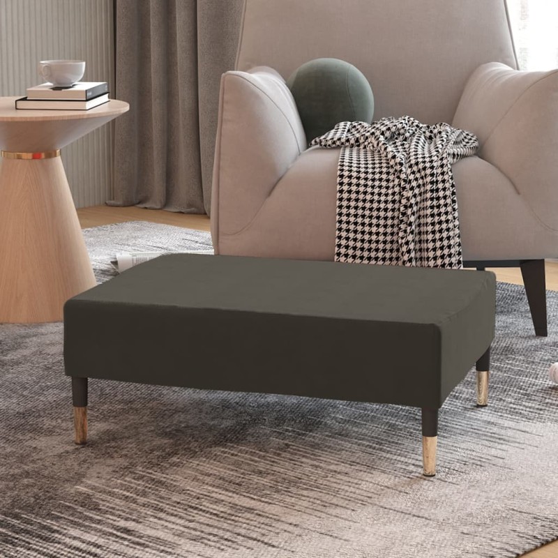 vidaXL Fußhocker Dunkelgrau 78x56x32 cm Samt vidaXL Fußhocker Dunkelgrau 78x56x32 cm Samt