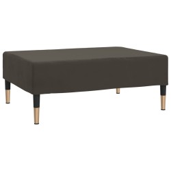 vidaXL Fußhocker Dunkelgrau 78x56x32 cm Samt