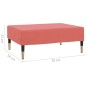 vidaXL Fußhocker Rosa 78x56x32 cm Samt vidaXL Fußhocker Rosa 78x56x32 cm Samt