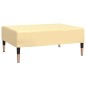 vidaXL Fußhocker Creme 78x56x32 cm Samt vidaXL Fußhocker Creme 78x56x32 cm Samt
