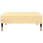 vidaXL Fußhocker Creme 78x56x32 cm Samt vidaXL Fußhocker Creme 78x56x32 cm Samt