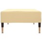 vidaXL Fußhocker Creme 78x56x32 cm Samt vidaXL Fußhocker Creme 78x56x32 cm Samt