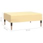 vidaXL Fußhocker Creme 78x56x32 cm Samt vidaXL Fußhocker Creme 78x56x32 cm Samt