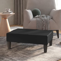 vidaXL Fußhocker Schwarz 78x56x32 cm Kunstleder 