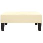 vidaXL Fußhocker Creme 78x56x32 cm Kunstleder vidaXL Fußhocker Creme 78x56x32 cm Kunstleder