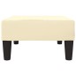 vidaXL Fußhocker Creme 78x56x32 cm Kunstleder vidaXL Fußhocker Creme 78x56x32 cm Kunstleder