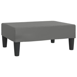 vidaXL Fußhocker Grau 78x56x32 cm Kunstleder 