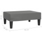 vidaXL Fußhocker Grau 78x56x32 cm Kunstleder vidaXL Fußhocker Grau 78x56x32 cm Kunstleder