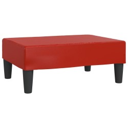 vidaXL Fußhocker Weinrot 78x56x32 cm Kunstleder 