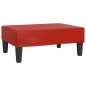 vidaXL Fußhocker Weinrot 78x56x32 cm Kunstleder vidaXL Fußhocker Weinrot 78x56x32 cm Kunstleder