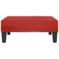 vidaXL Fußhocker Weinrot 78x56x32 cm Kunstleder vidaXL Fußhocker Weinrot 78x56x32 cm Kunstleder